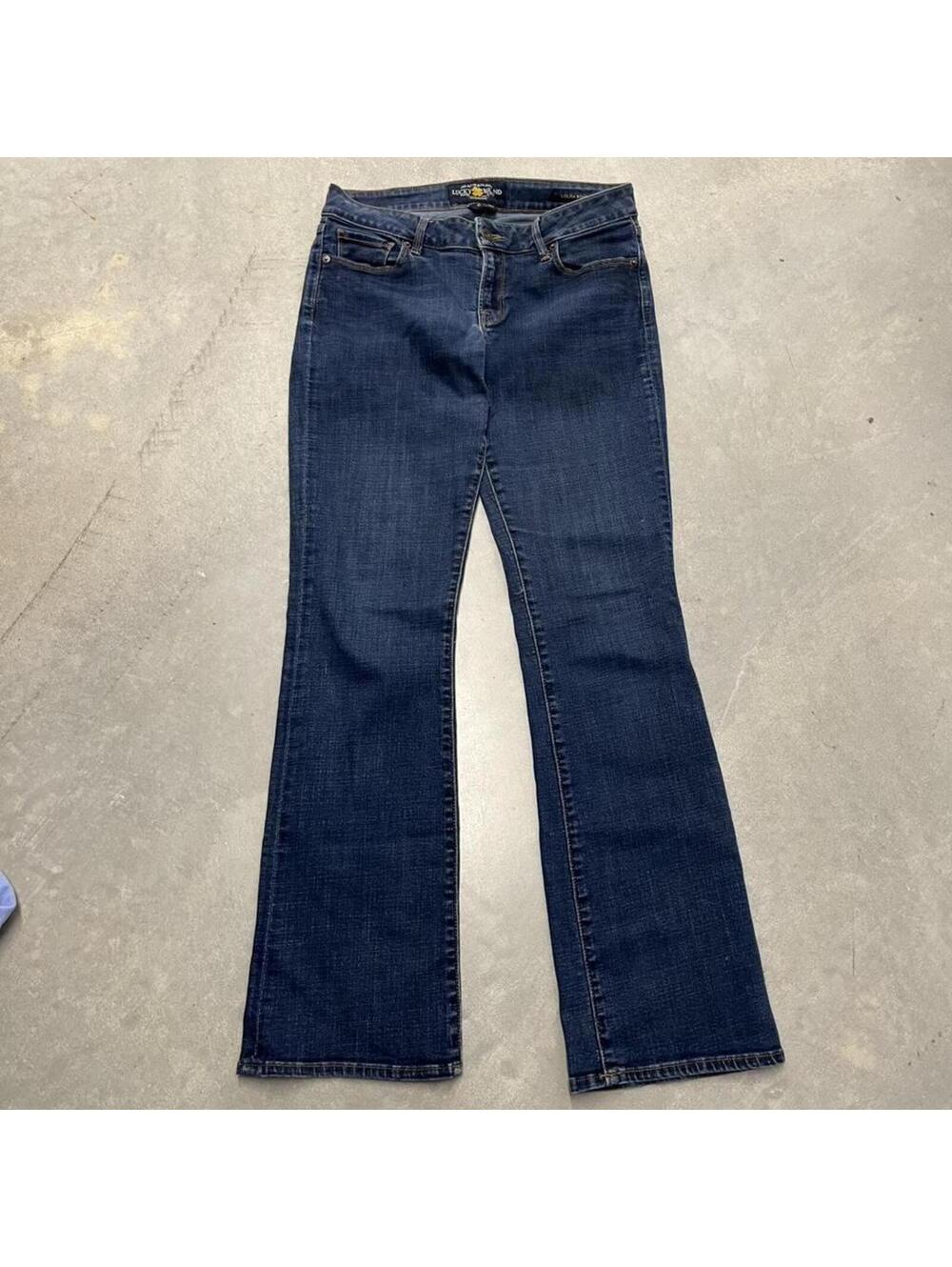 Y2K Lucky Brand Lolita Boot Cut Jeans Dark Wash Women’s Size 6/28